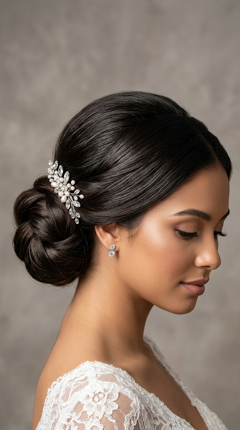 The Classic Low Chignon
