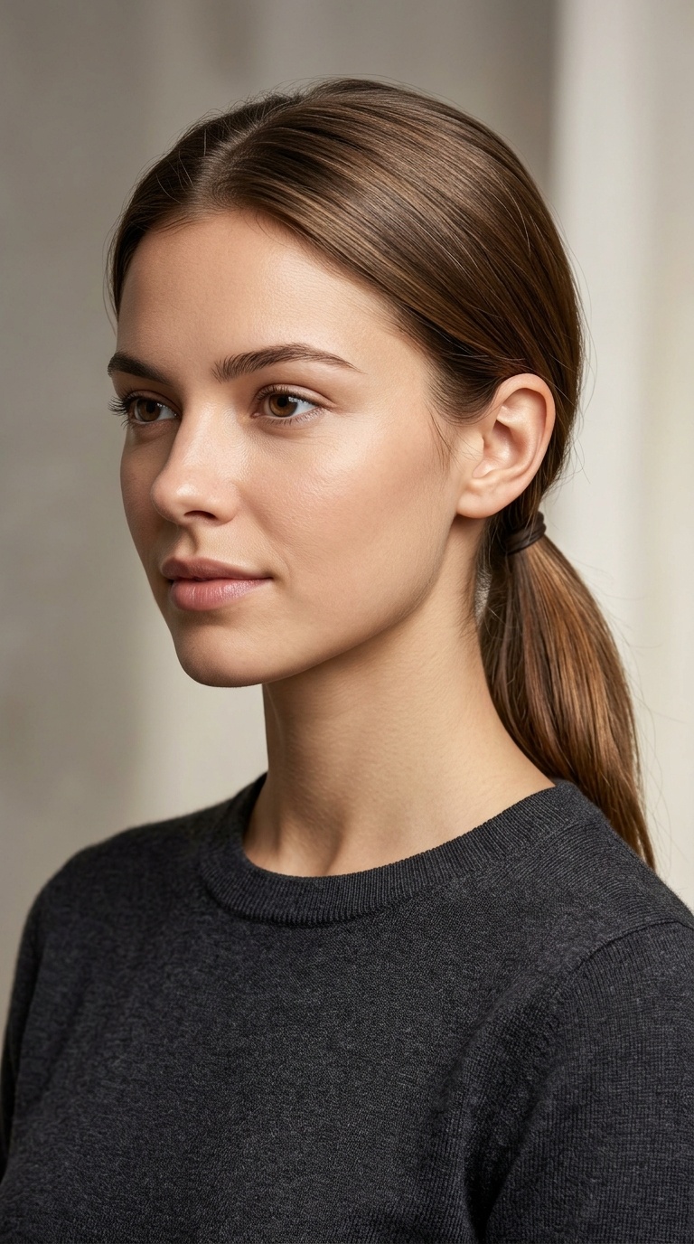 The Classic Low Ponytail