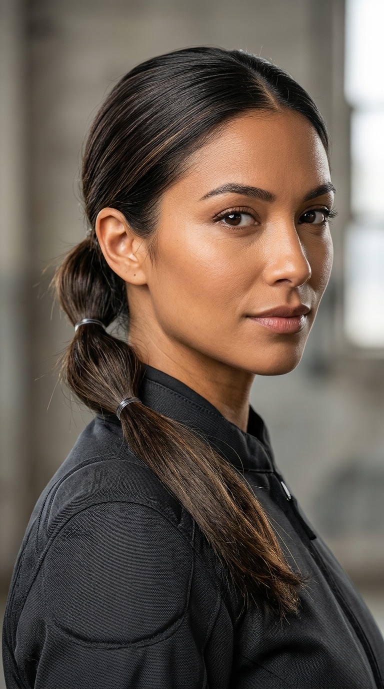 The Classic Low Ponytail with