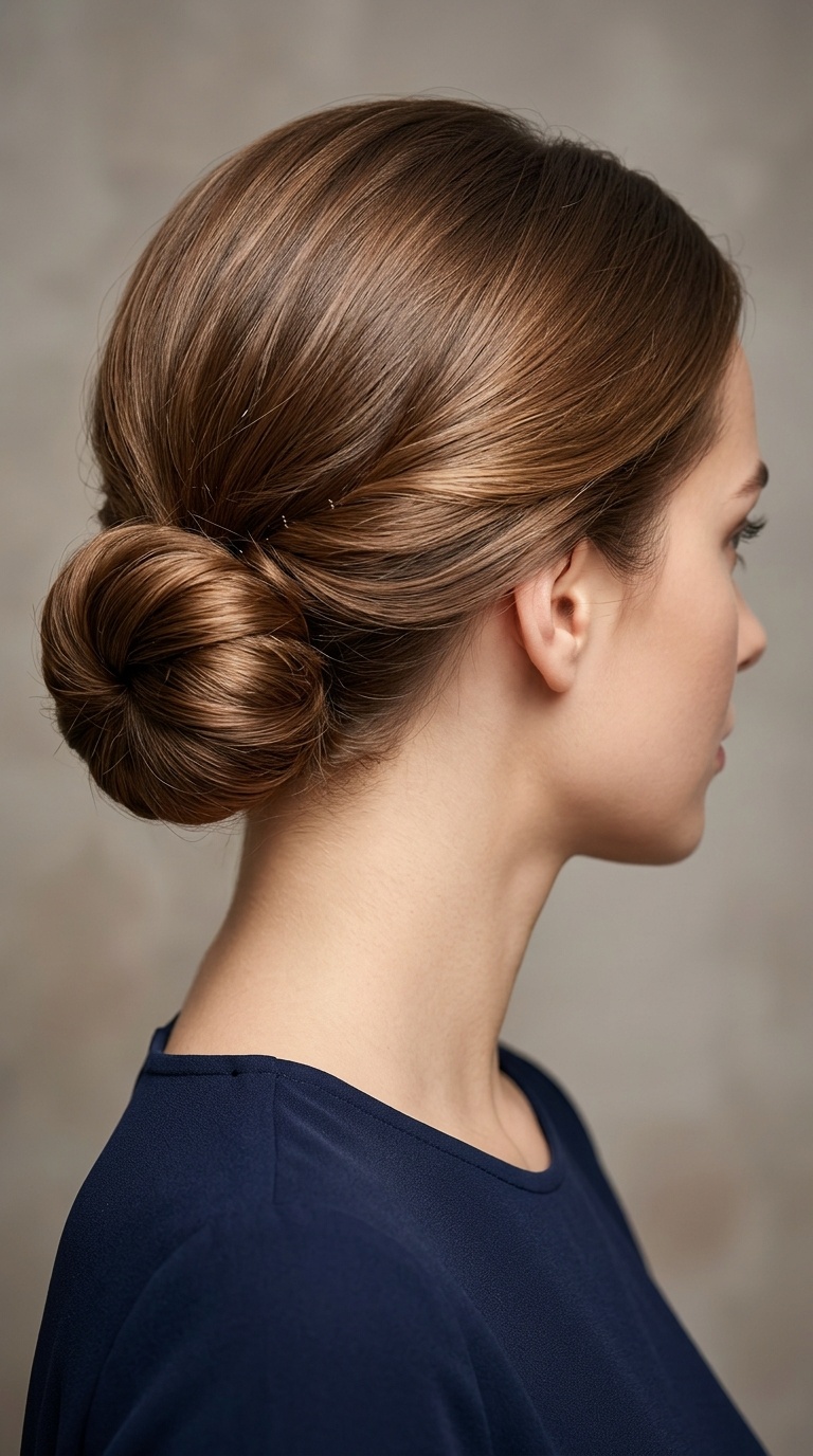 The Classic Low Rolled Bun
