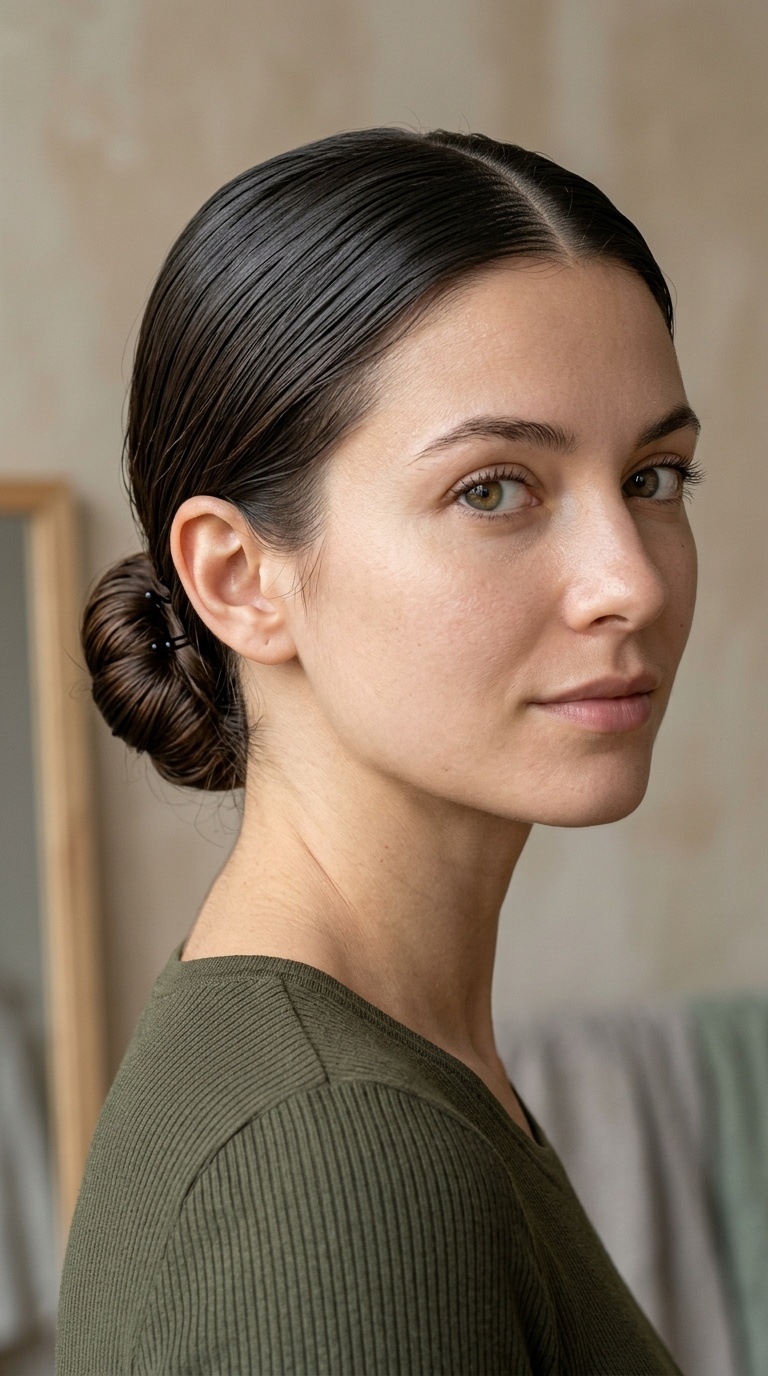 The Classic Low Sleek Bun