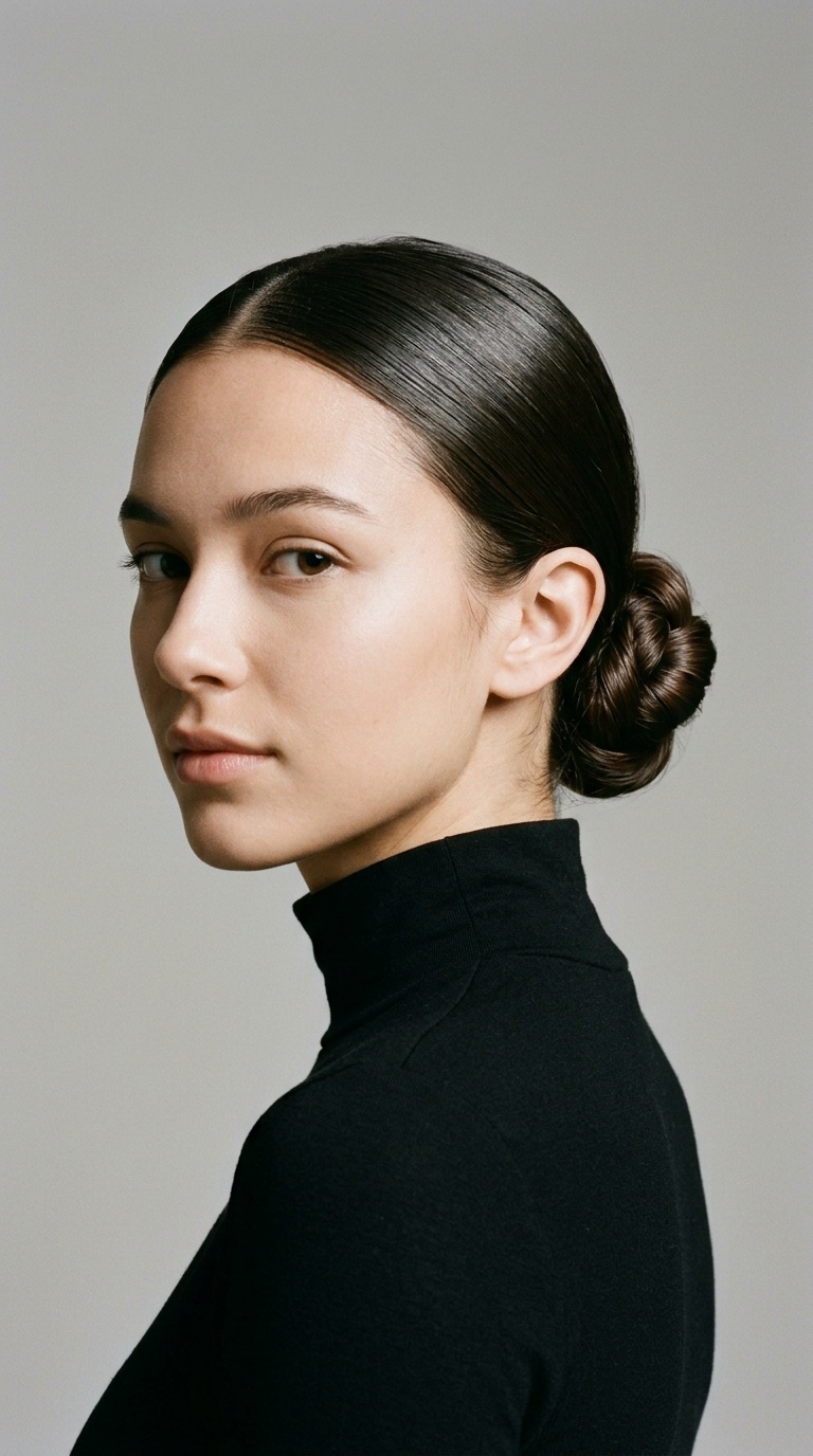 The Classic Low Slicked Bun