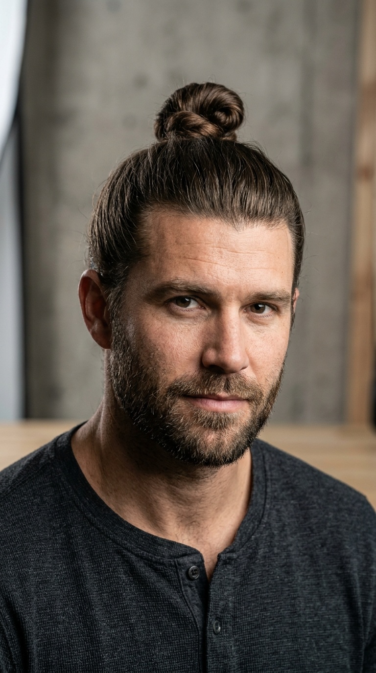 The Classic Man Bun