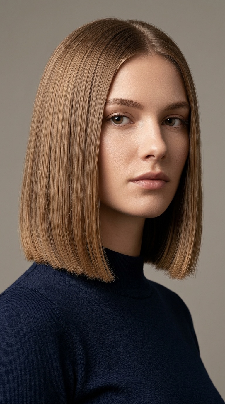 The Classic Polished Blunt Lob