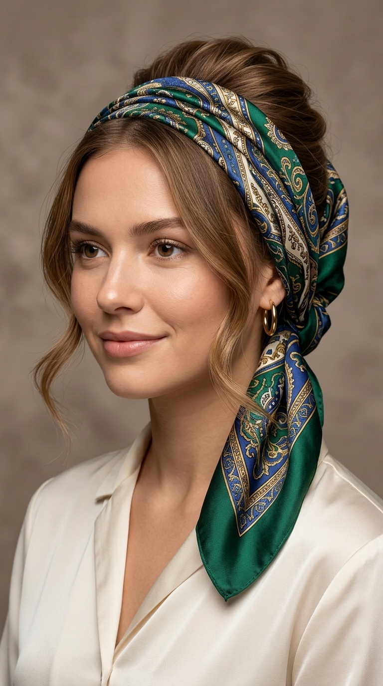 The Classic Silk Scarf Wrap