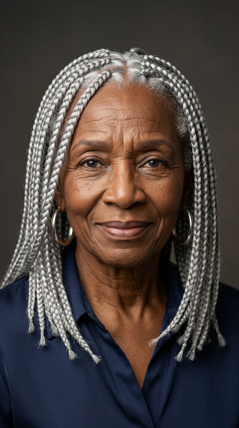 The Classic Silver Box Braids