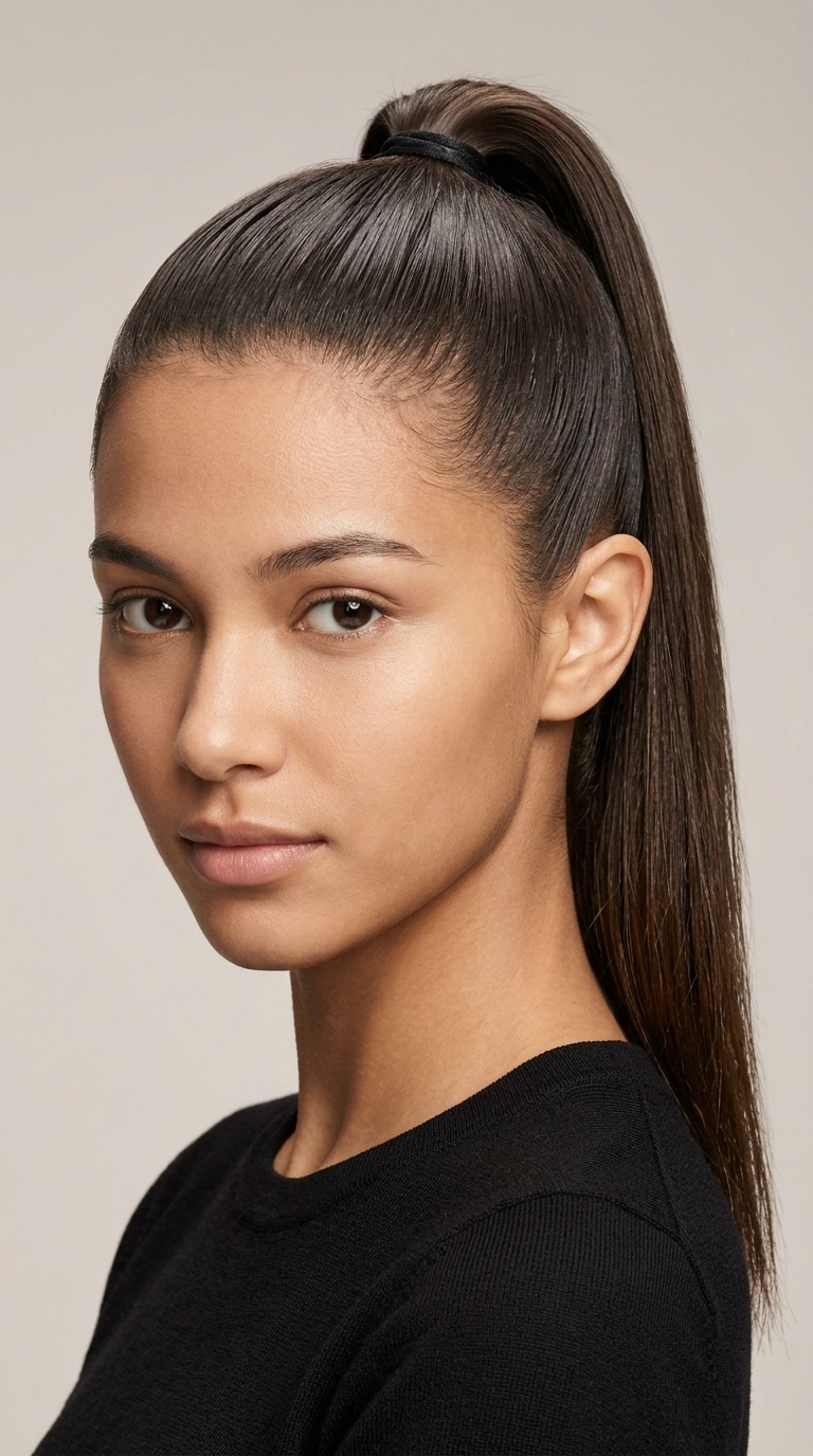 The Classic Sleek High Ponytail