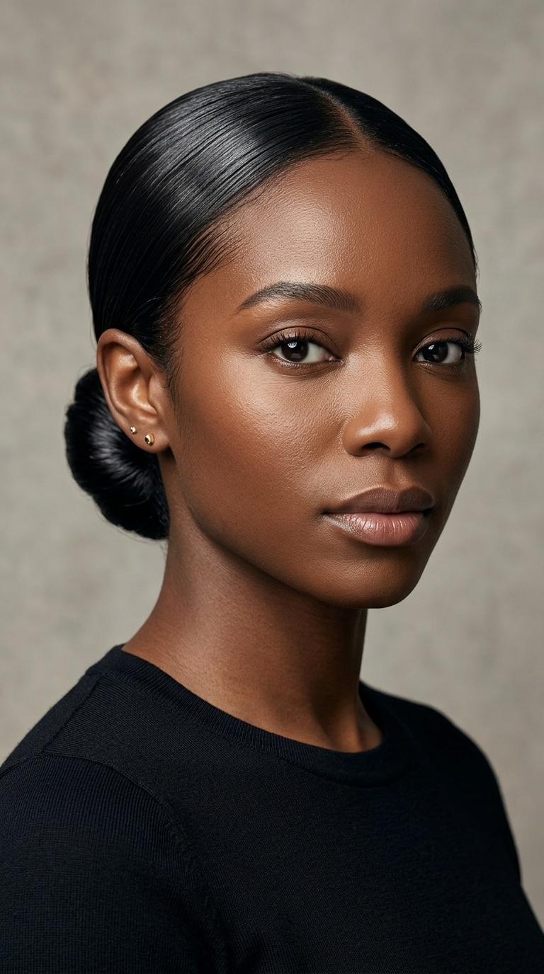 The Classic Sleek Low Bun