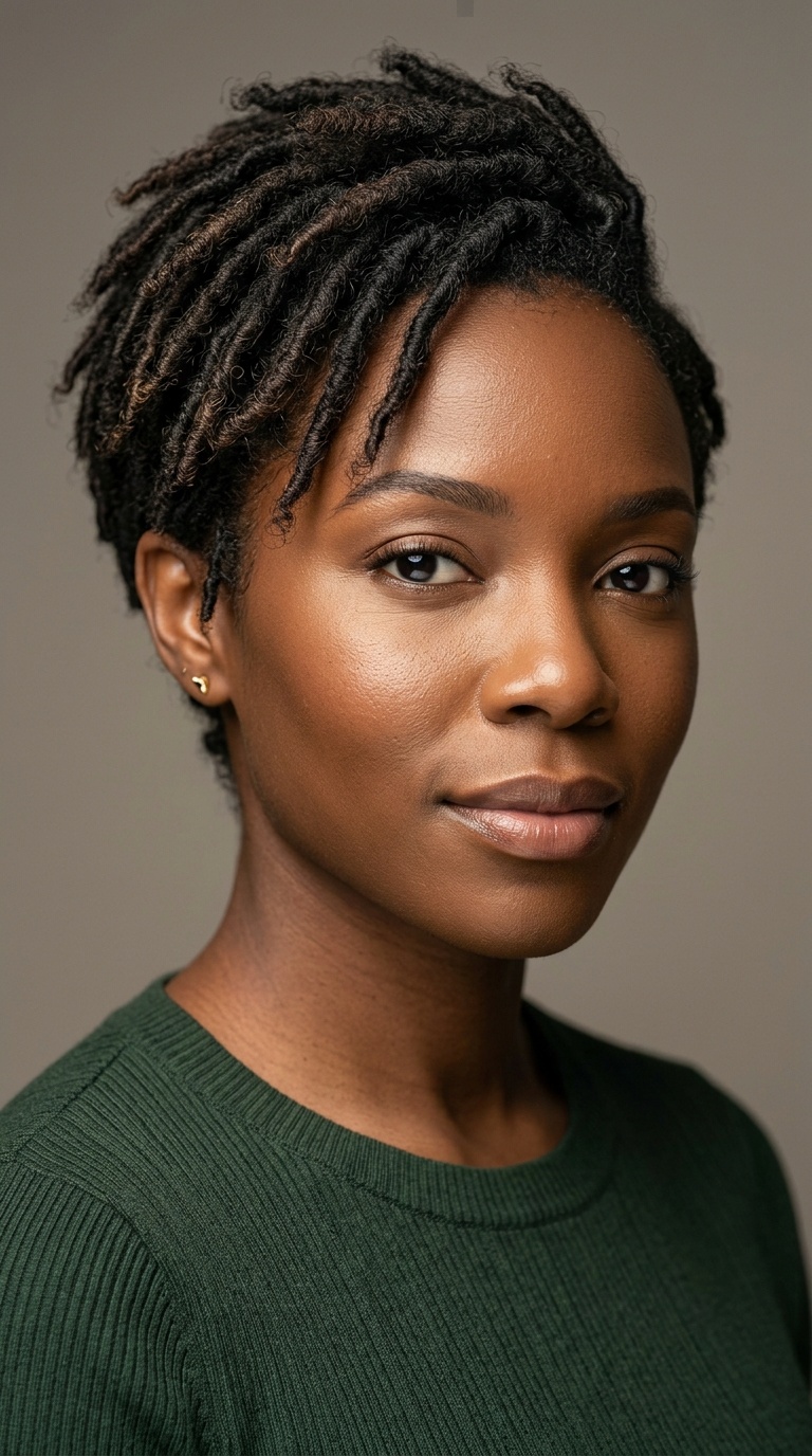 The Classic Tapered Pixie Locs