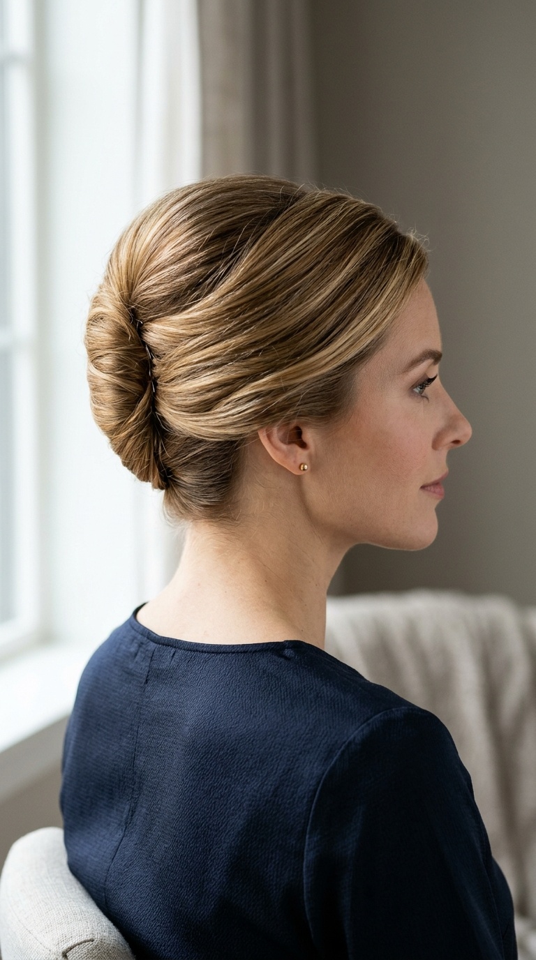 The Classic Vertical French Twist
