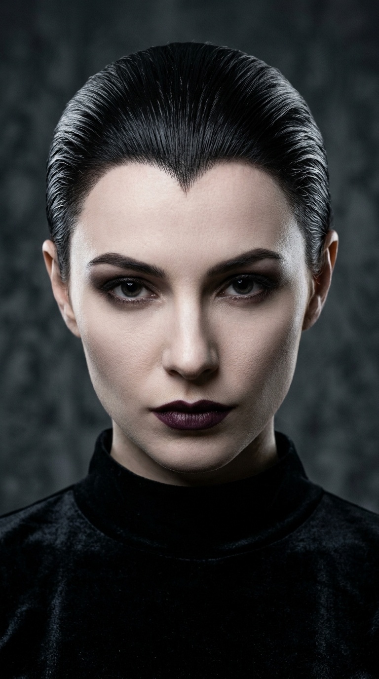 The Classic Widow’s Peak Sleek Back