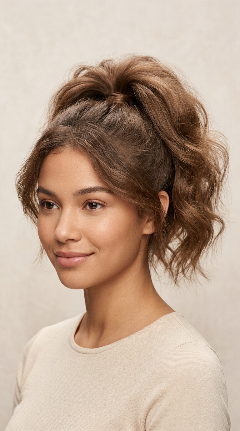 The Cloud-Like High Ponytail