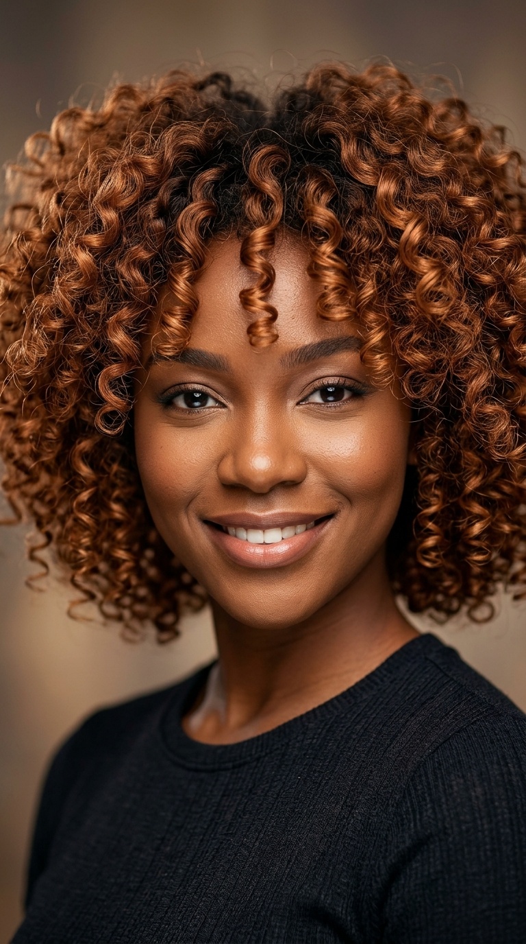 The Copper-Toned Voluminous Bob