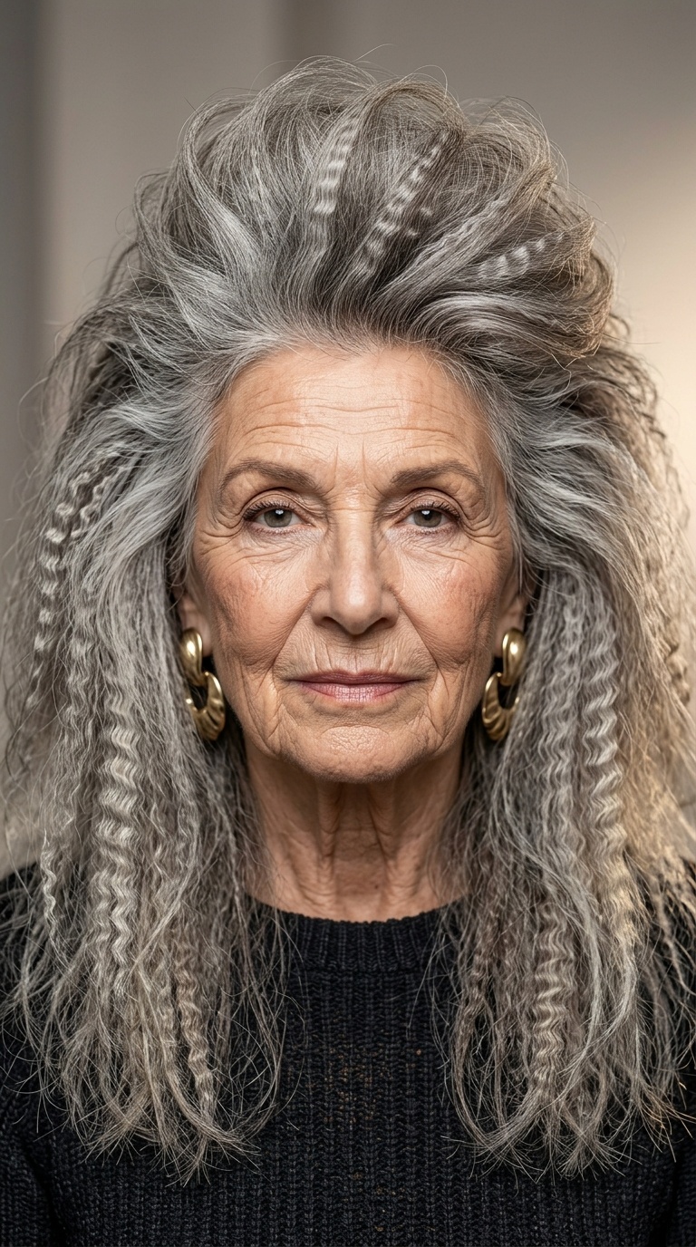 The Crimped Accent Look