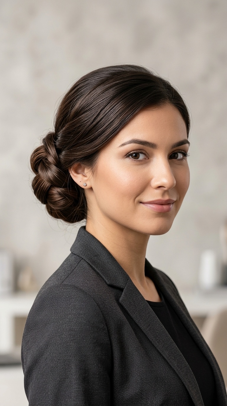 The Criss-Cross Low Bun