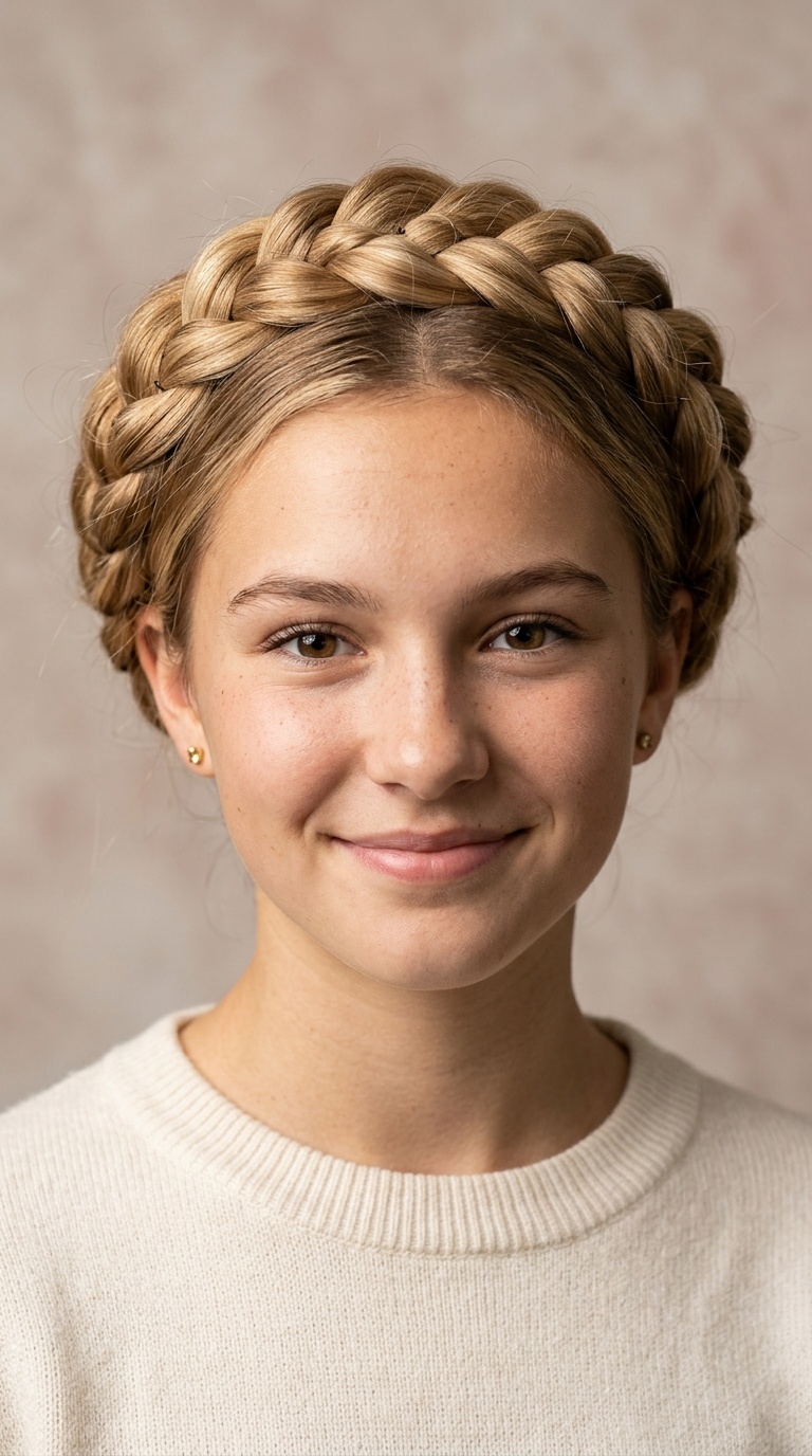 The Crown Braid Halo