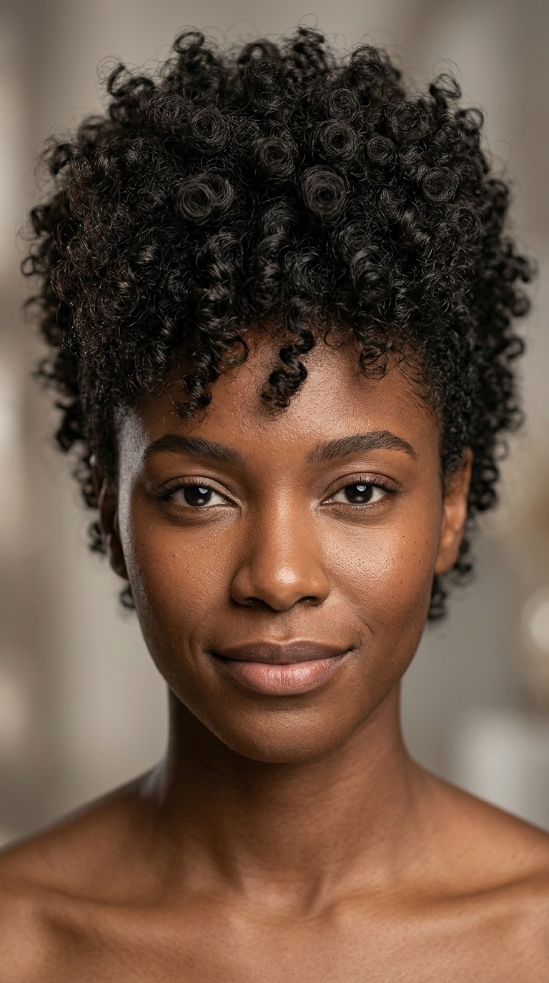 The Curly Faux Hawk