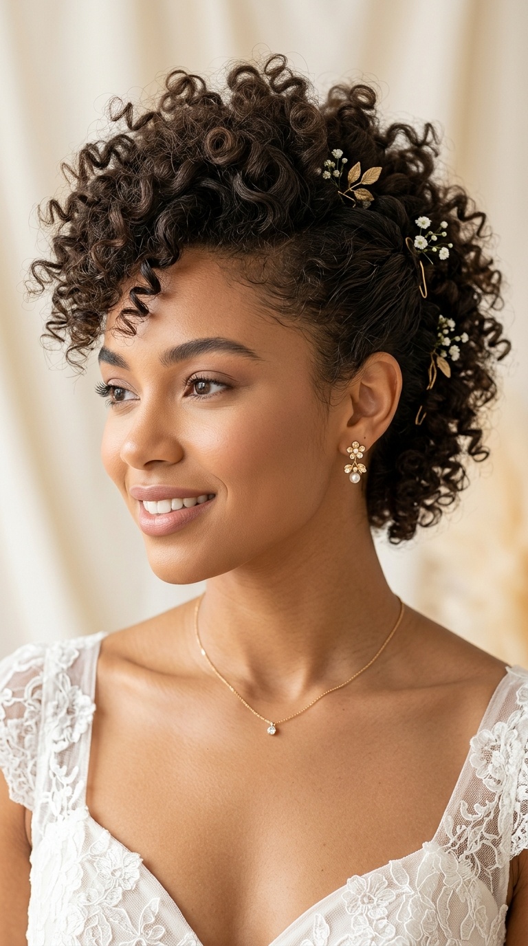 The Curly Faux Hawk