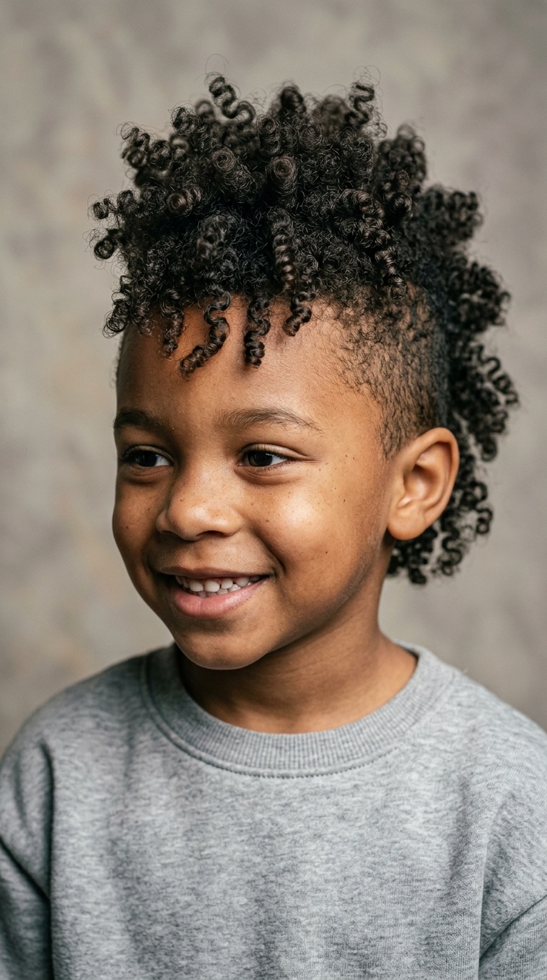 The Curly Fro-Hawk