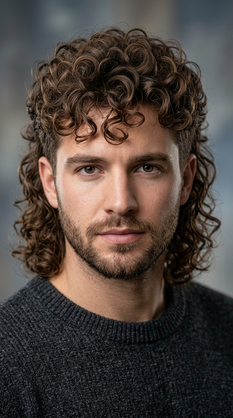 The Curly Mullet