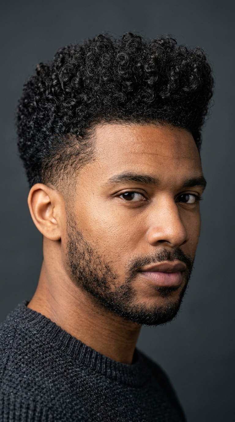 The Curly Pompadour