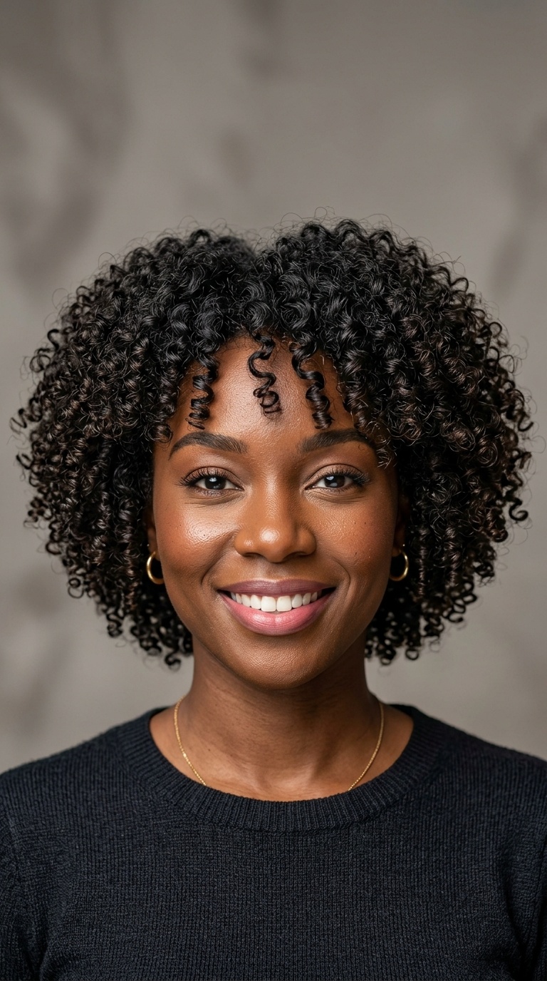 The Curly Stacked Bob