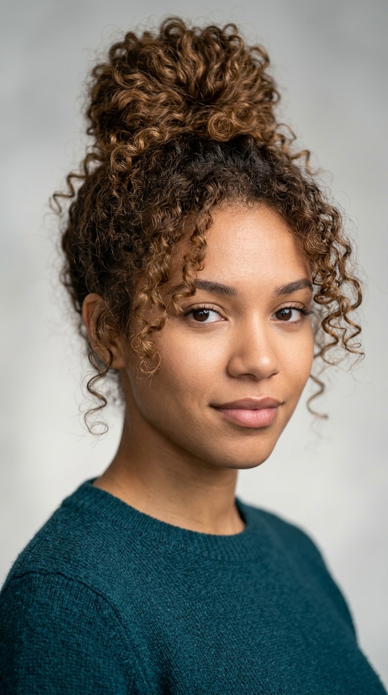 The Curly Top-Knot Transition