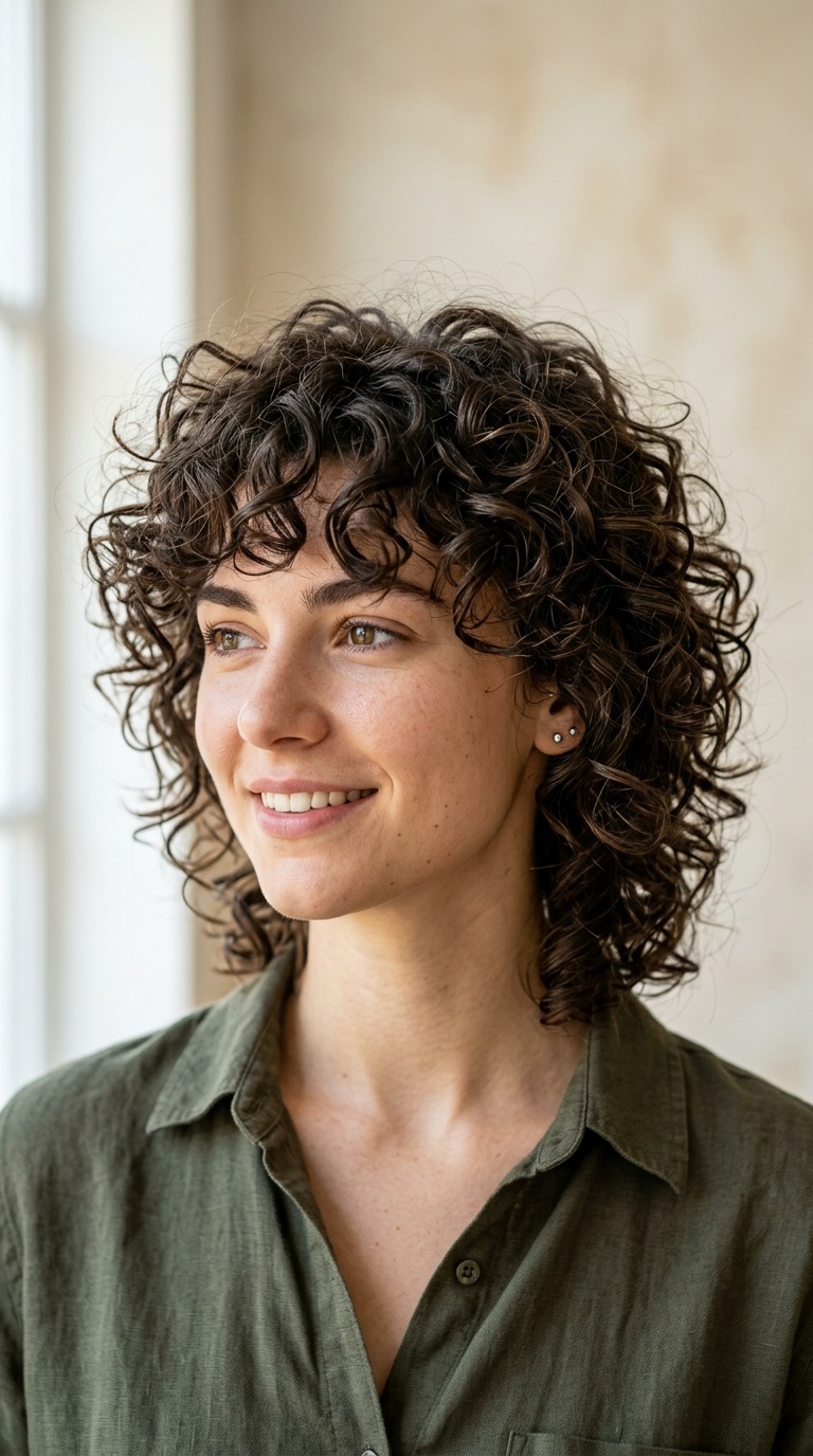 The Curly Wolf Cut