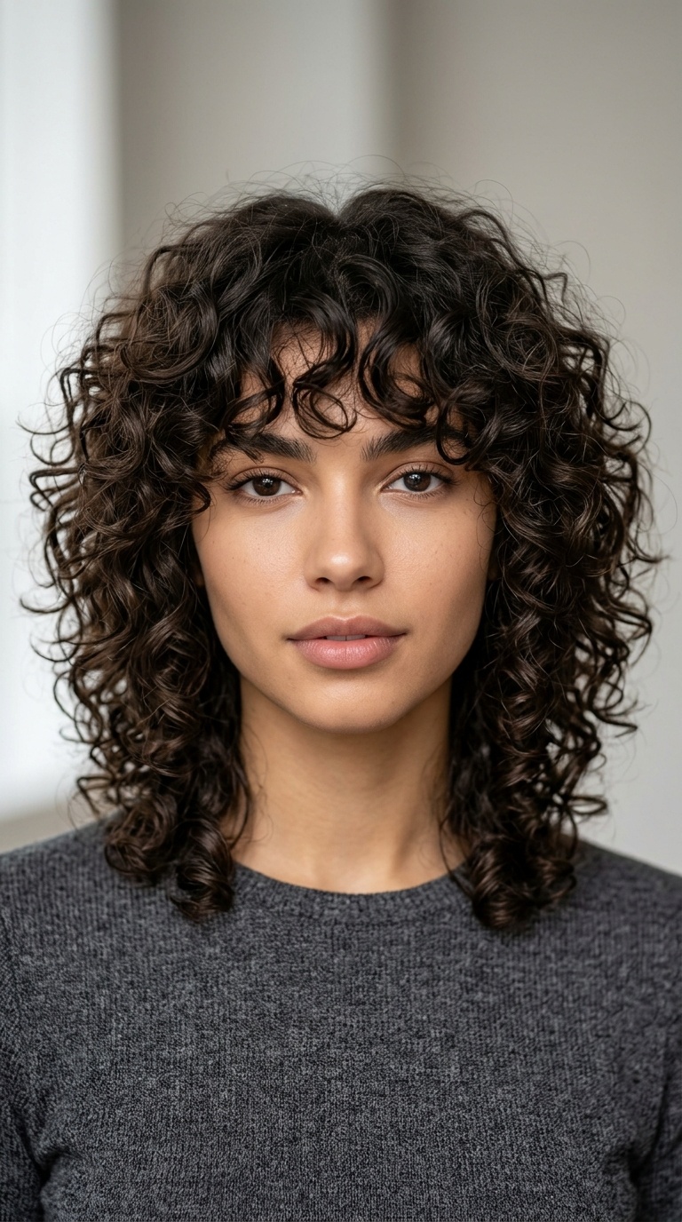 The Curly Wolf Cut