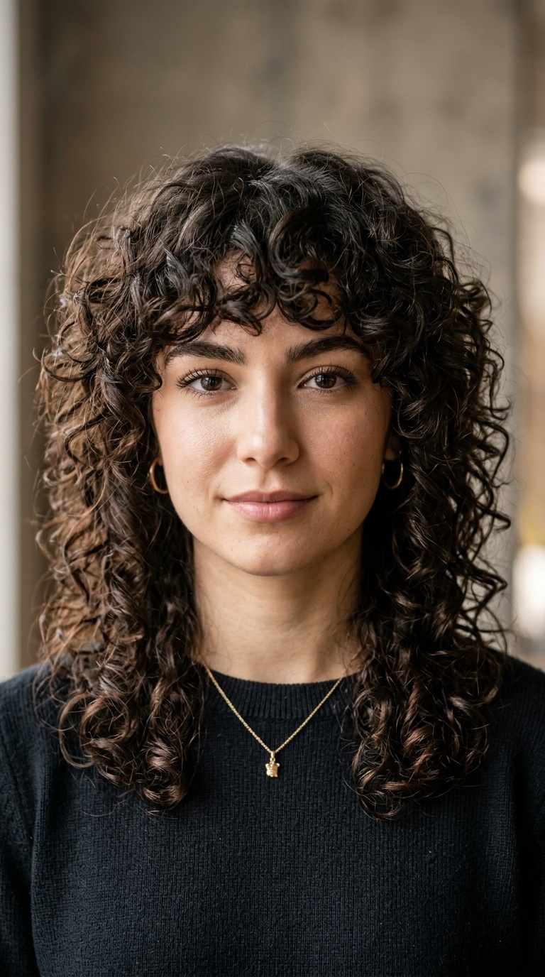 The Curly Wolf Cut