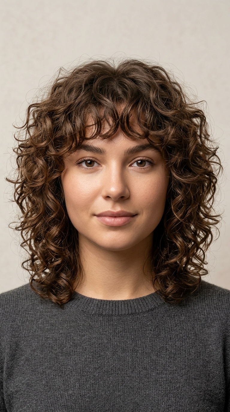 The Curly Wolf Cut
