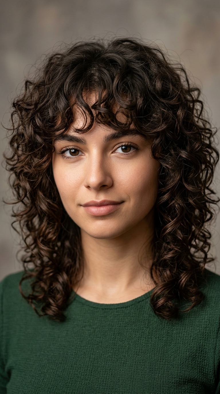The Curly Wolf Cut