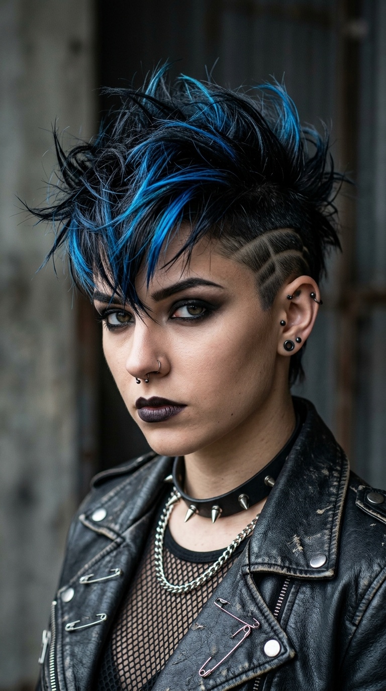 The Cyber-Goth Undercut