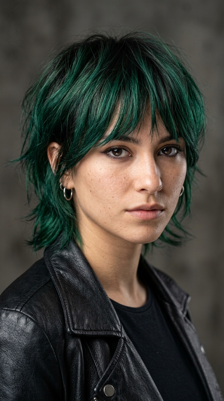 The Deep Emerald Wolfcut