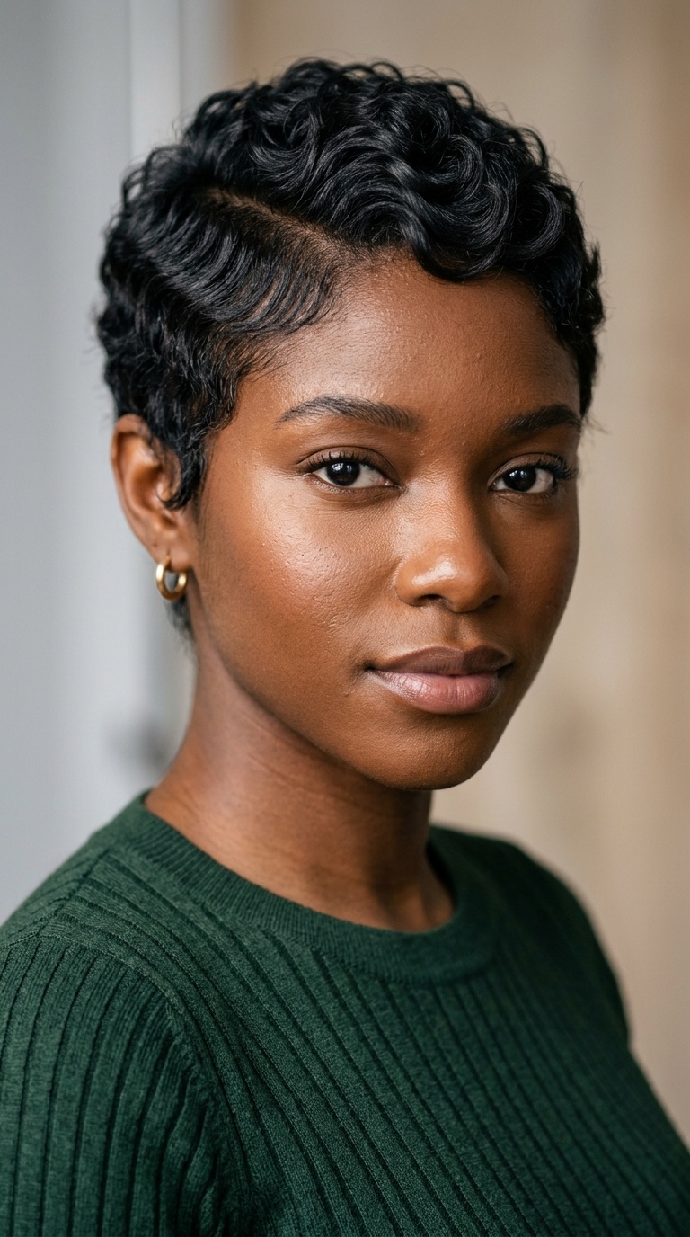 The Deep-Wave Pixie Cut