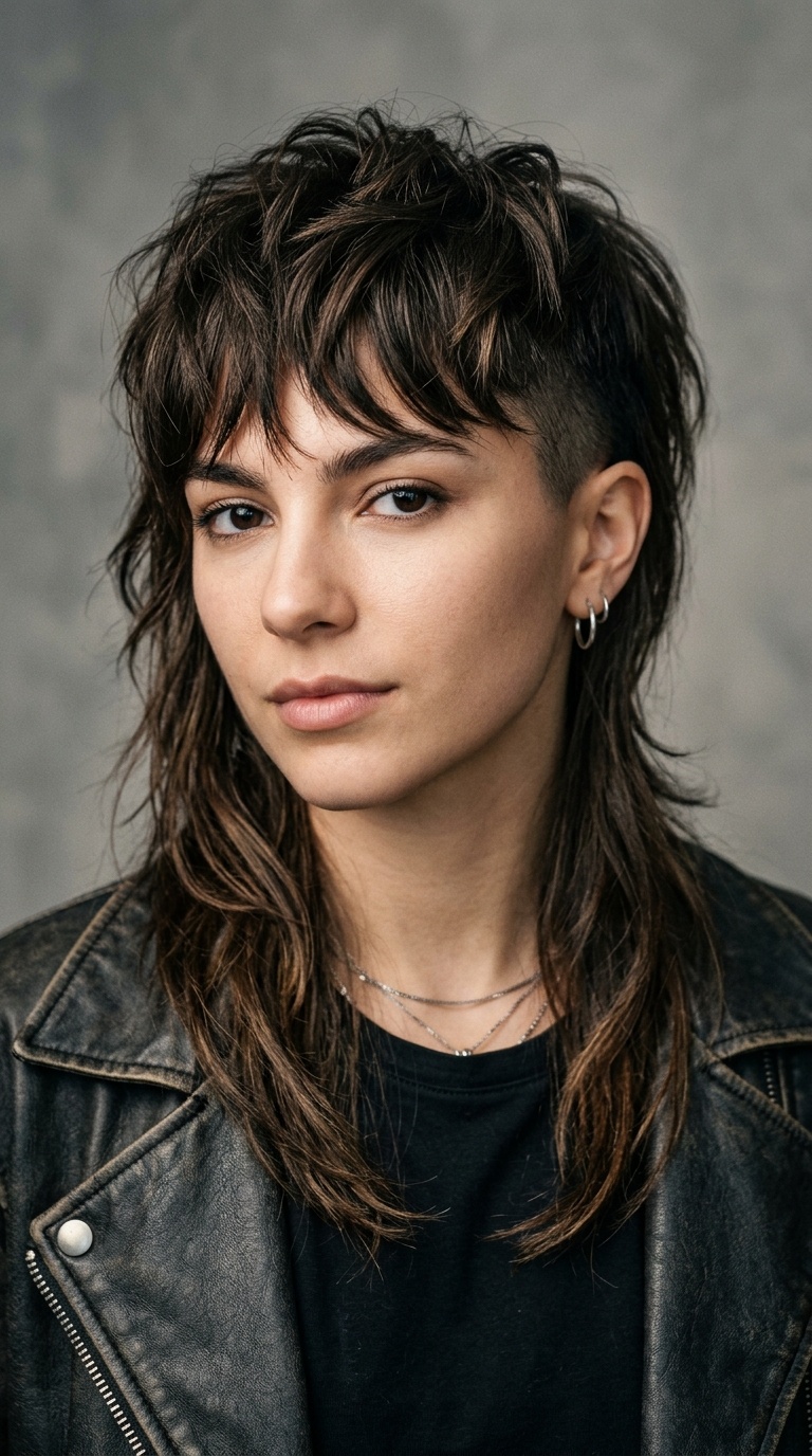 The Disconnected Razor Cut Mullet