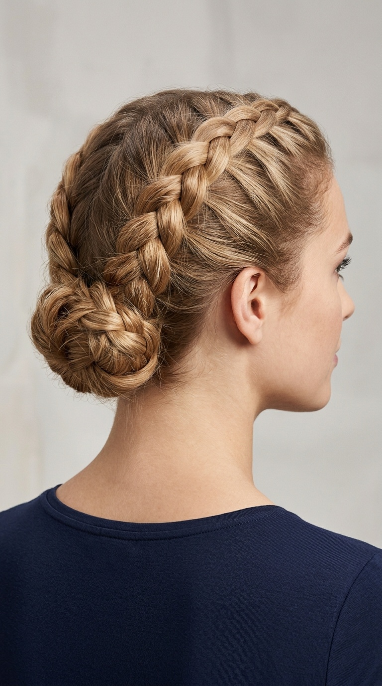 The Double Dutch Braided Updo