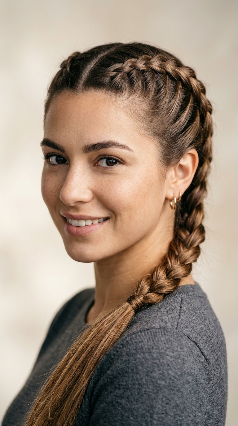The Double Dutch Low Braid