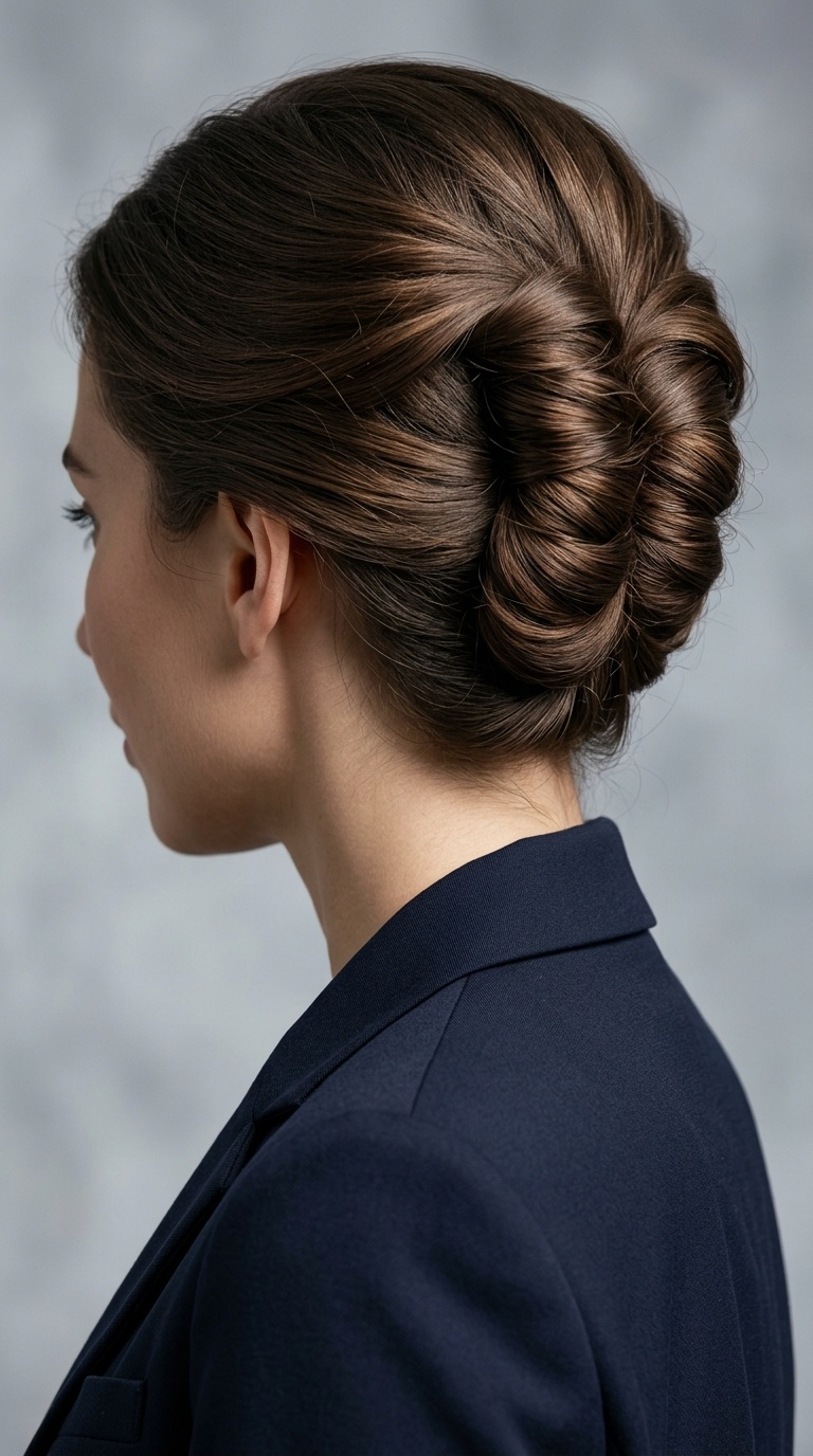The Double French Twist (Tuck and Roll)