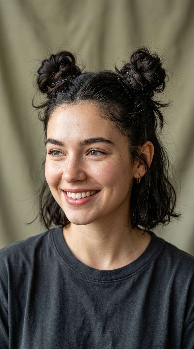 The Double Mini Space Buns