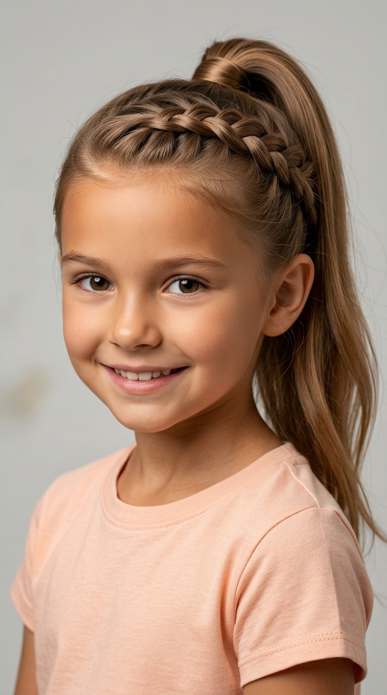 The Dutch Braid Ponytail