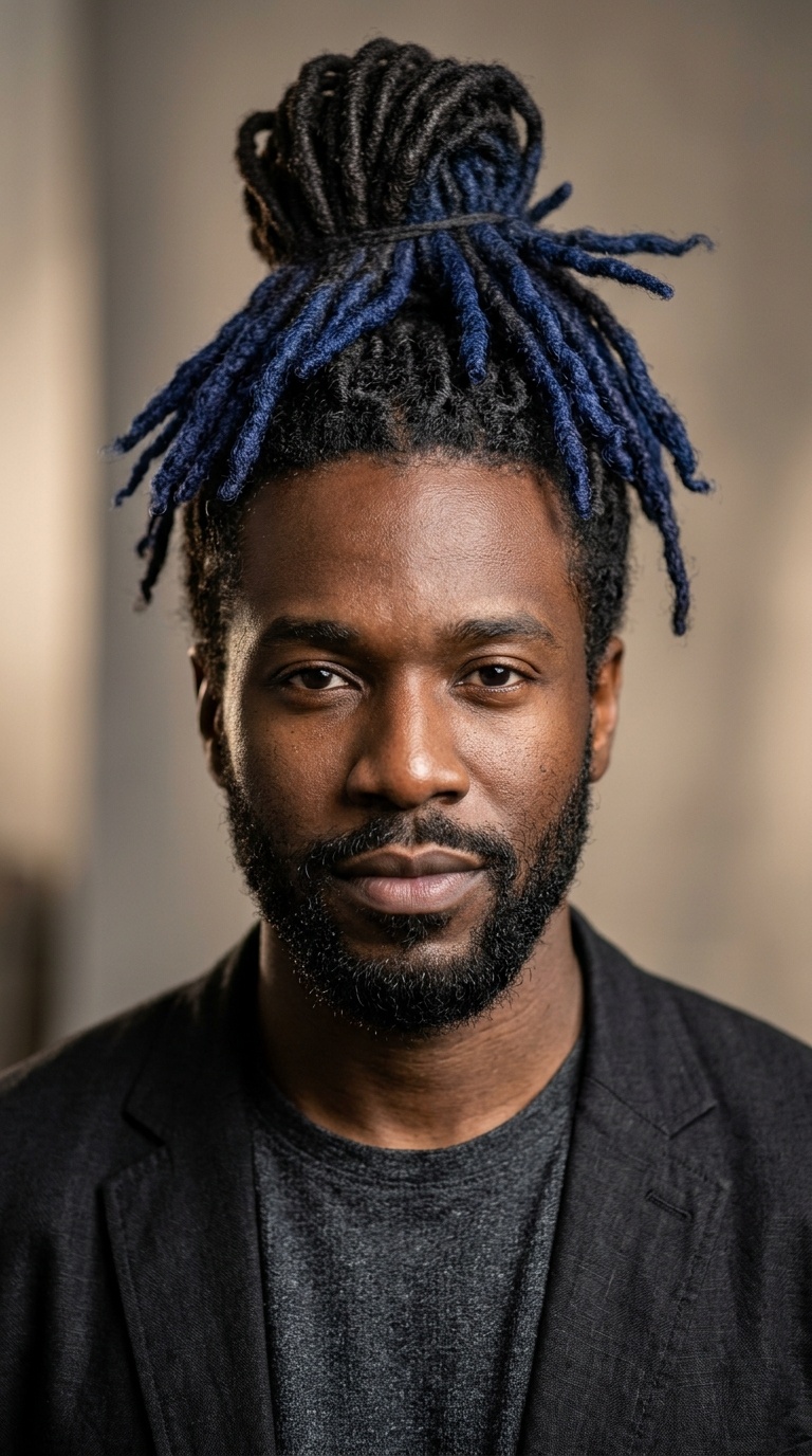 The Dyed-Tip Samurai Bun