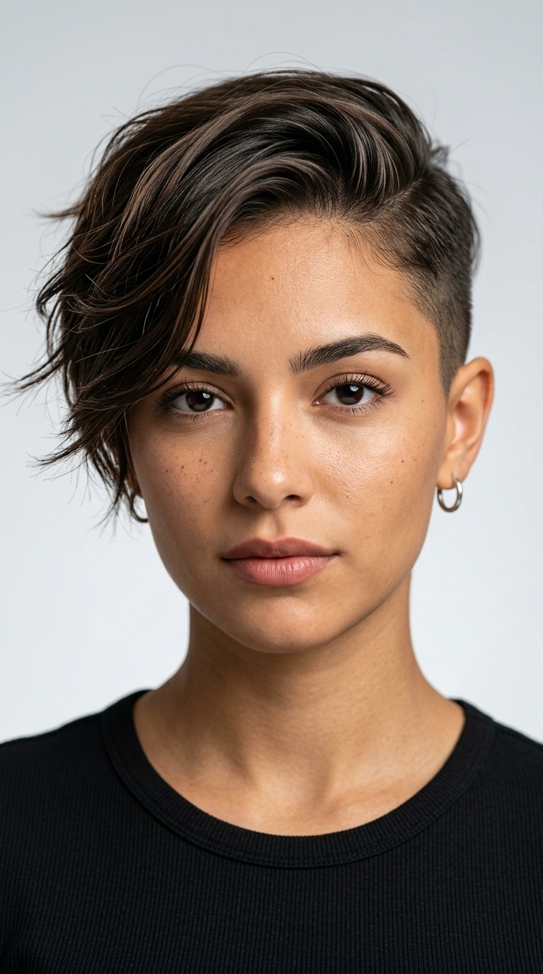 The Edgy Undercut Side Part