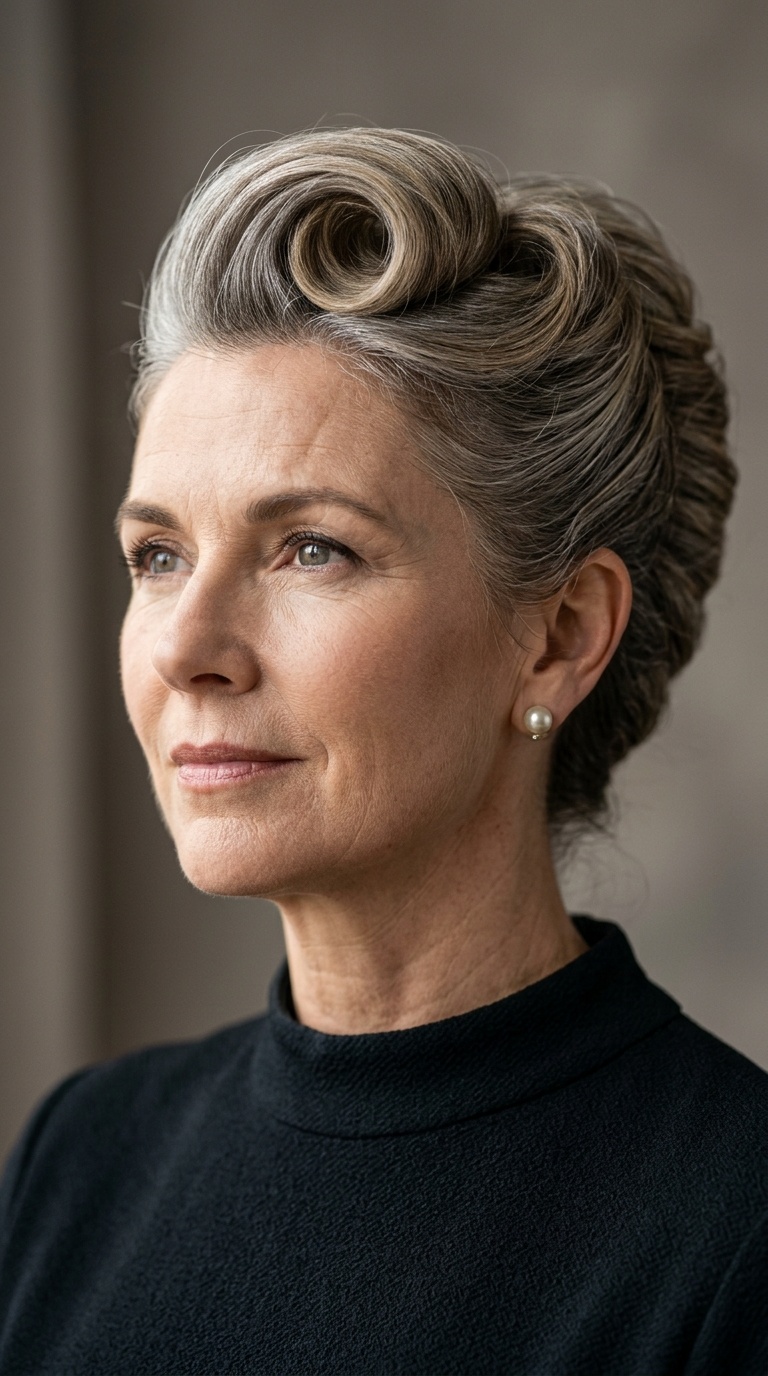 The Elegant French Twist with a Front Roll