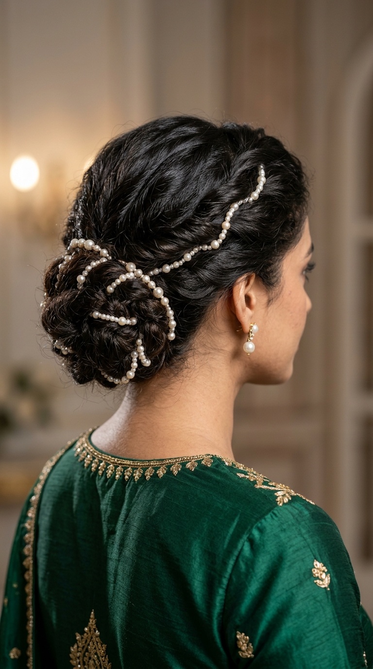 The Embellished Pearl-Strand Twist