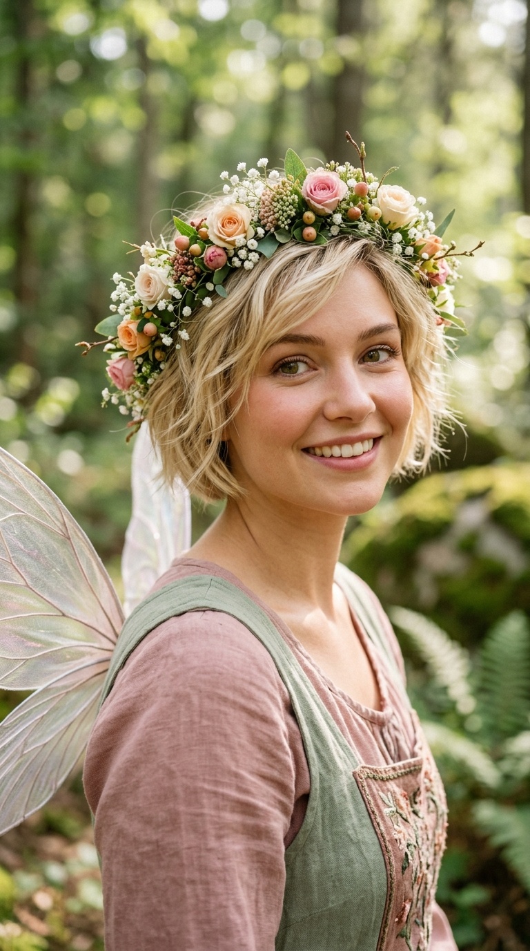 The Enchanted Flower Crown Pixie