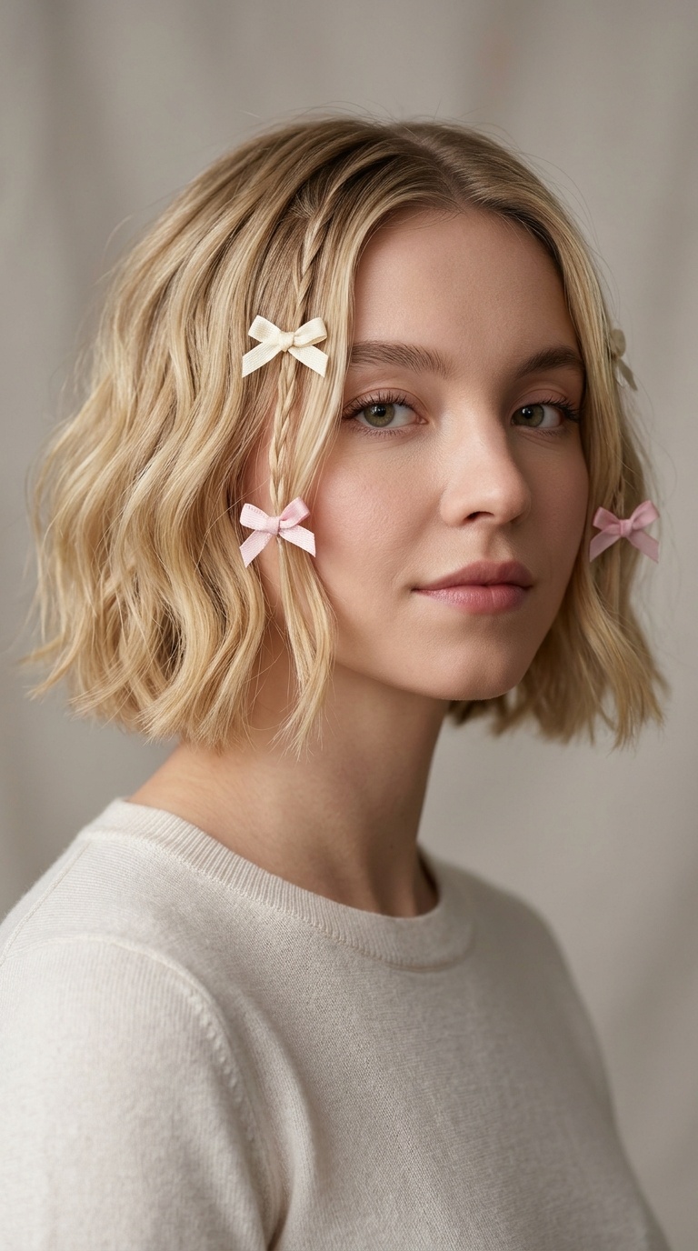 The Face-Framing Tendril Bows