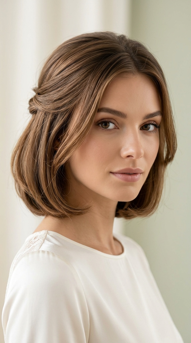 The Faux-Bob Tucked Style