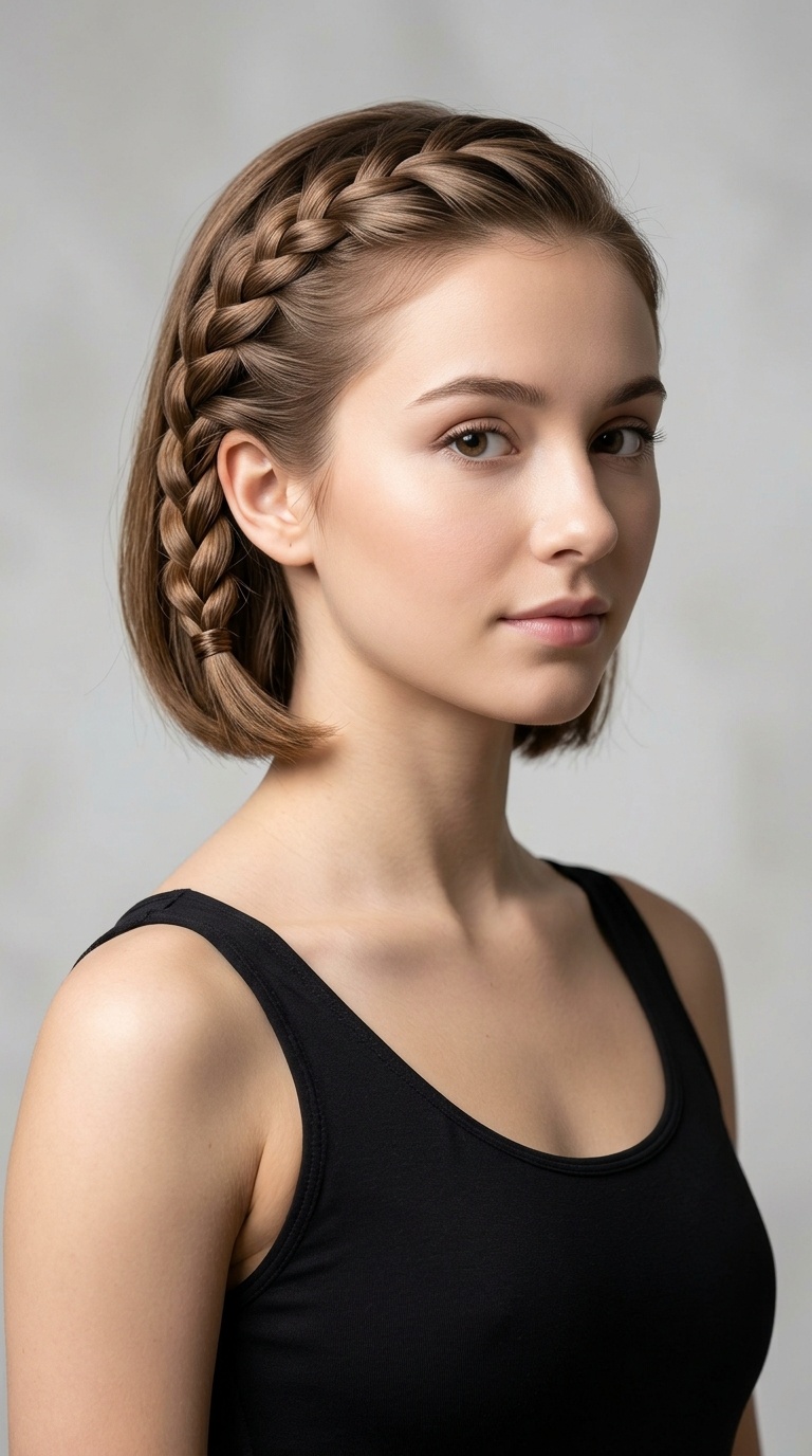 The Faux French Braid