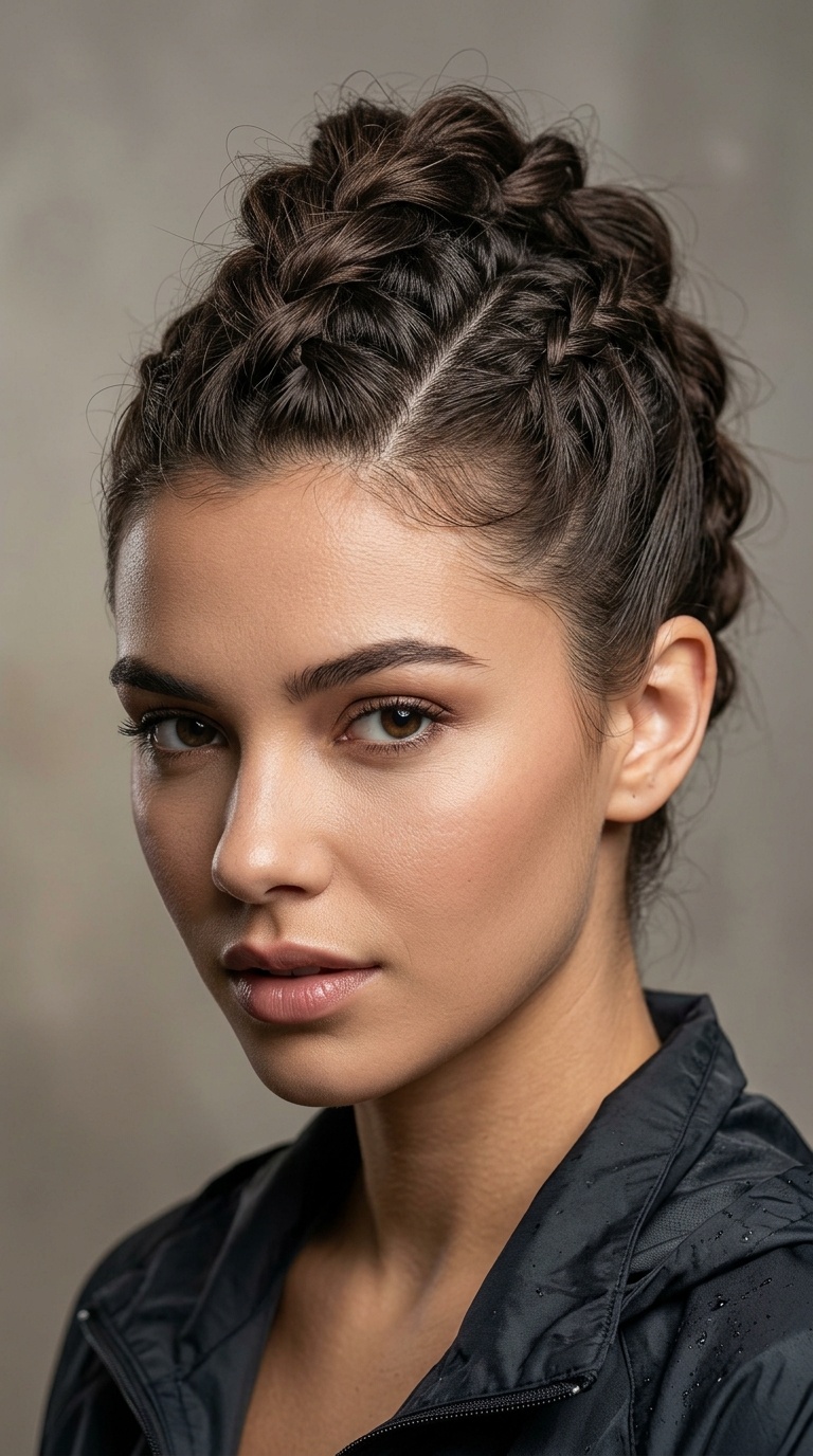 The Faux-Hawk Braid